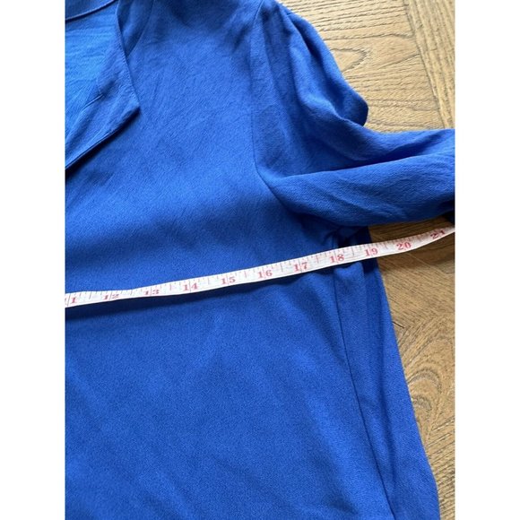 MOSSIMO DUTTI Women's Blue Dress Size 6 Sheath 3/4 Sleeves ASO Kate Middleton - Picture 3 of 8